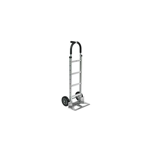 Aluminum Hand Truck Pin Handle, Mold-On Rubber Wheels